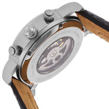 Fossil Boyfriend Automatic Skeleton Silver Dial Brown Leather Strap Watch for Women - ME3109 Buy Now By Fossil