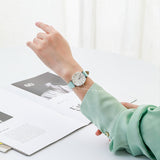 Emporio Armani Gianni T Bar Analog Crystals Silver Dial Blue Leather Strap Watch For Women - AR11443 Buy Now By Emporio Armani