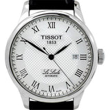 Tissot T Classic Le Locle Automatic Silver Dial Black Leather Strap Watch For Men - T41.1.423.33 Buy Now By Tissot
