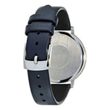 Emporio Armani Kappa White Mother of Pearl Dial Black Leather Strap Watch For Women - AR2509 Buy Now By Emporio Armani