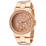 Michael Kors Dylan Rose Gold Dial Rose Gold Steel Strap Watch for Women - MK5412 Buy Now By Michael Kors