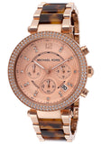 Michael Kors Parker Rose Gold Dial Two Tone Steel Strap Watch for Women - MK5538 Buy Now By Michael Kors