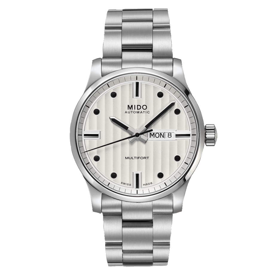 Mido Multifort Automatic Silver Dial Silver Steel Strap Watch For Men - M005.430.11.031.80 Buy Now By Mido