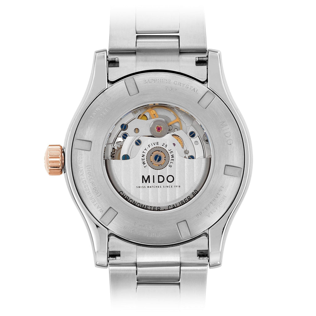 Mido Multifort Automatic Silver Dial Two Tone Steel Strap Watch For Men - M005.430.22.031.80 Buy Now By Mido