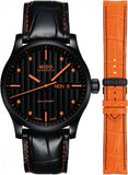 Mido Multifort Automatic Special Edition Black Dial Black Leather Strap Watch For Men - M005.430.36.051.80 Buy Now By Mido