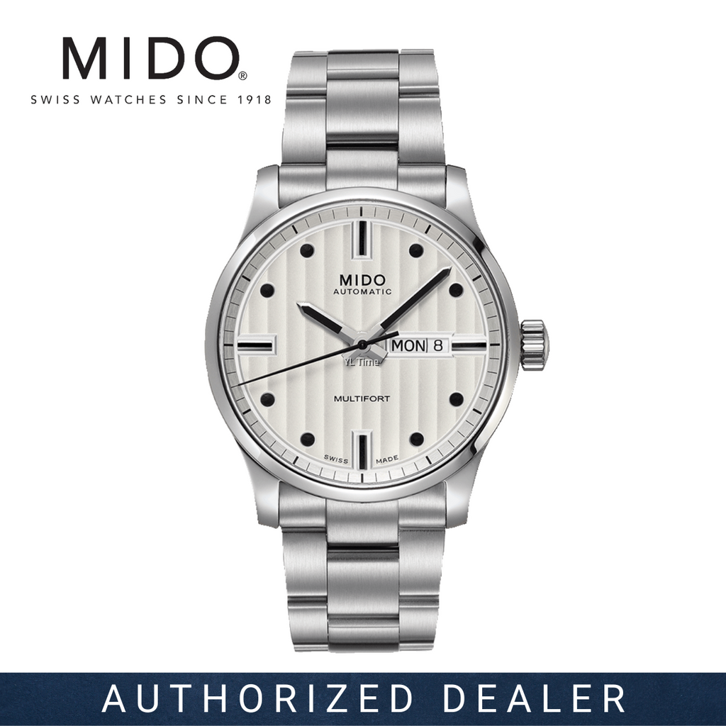 Mido Multifort Automatic Silver Dial Silver Steel Strap Watch For Men - M005.430.11.031.80 Buy Now By Mido