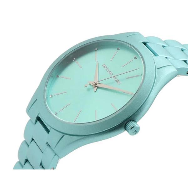 Michael Kors Slim Runway Blue Dial Blue Steel Strap Watch For Women - MK4525 Buy Now By Michael Kors