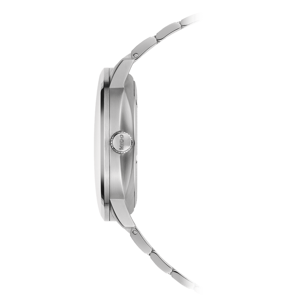 Mido Commander Automatic Gradient Blue Dial Silver Steel Strap Watch For Men - M021.407.11.411.01 Buy Now By Mido