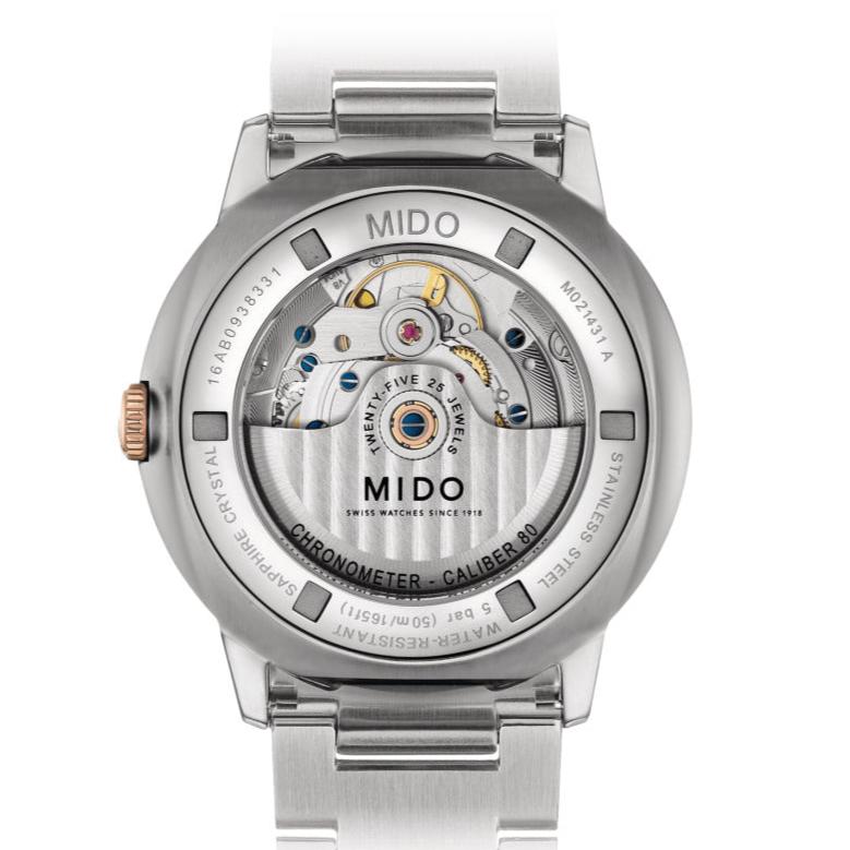 Mido Commander II Chronometer Automatic Silver Dial Two Tone Steel Strap Watch For Men - M021.431.22.031.00 Buy Now By Mido