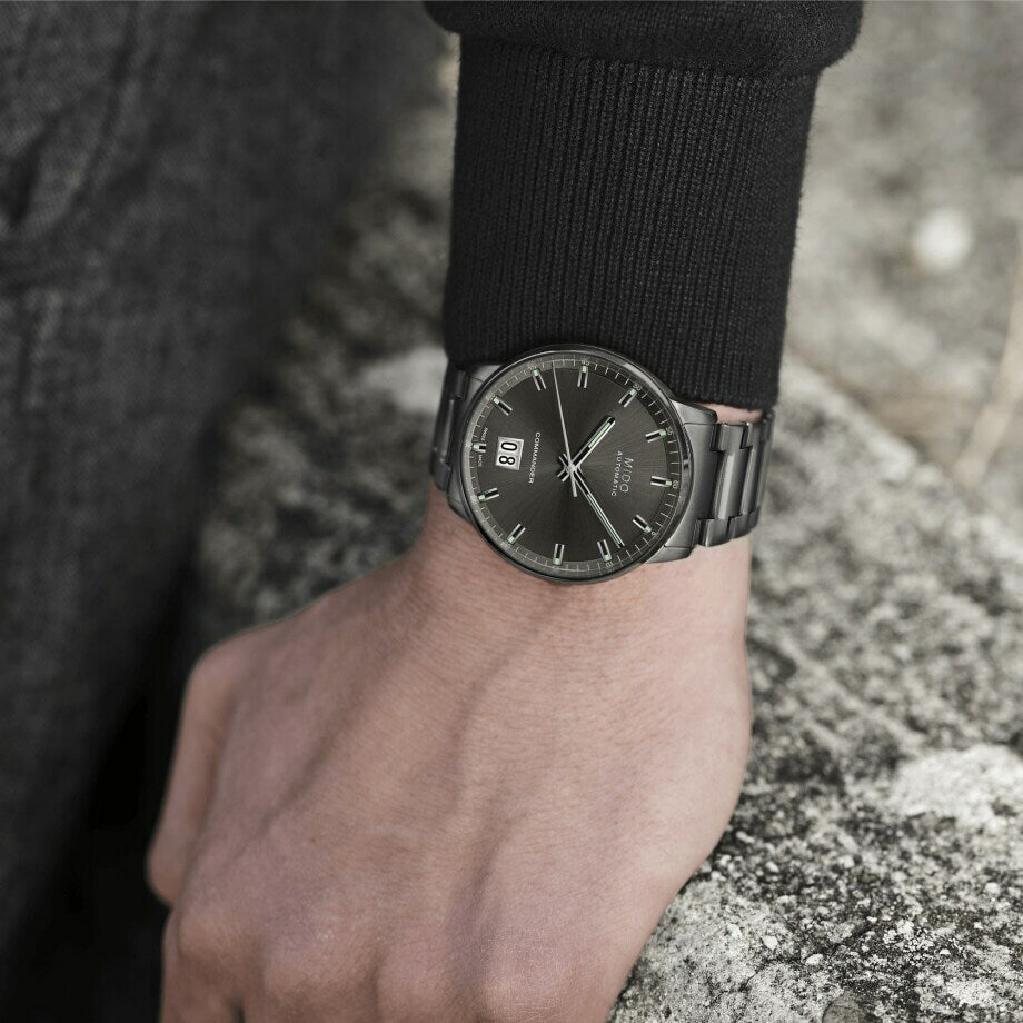 Mido Multifort Automatic Gray Dial Silver Steel Strap Watch For Men - M005.430.11.061.80 Buy Now By Mido