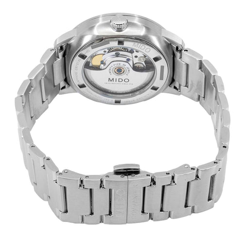 Mido Commander II Automatic Chronometer Blue Dial Silver Steel Strap Watch For Men - M021.431.11.041.00 Buy Now By Mido