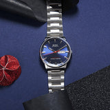 Mido Commander II Automatic Chronometer Blue Dial Silver Steel Strap Watch For Men - M021.431.11.041.00 Buy Now By Mido