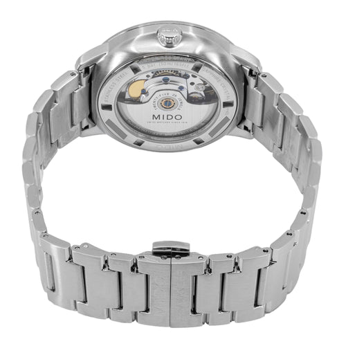 Mido Commander II Automatic Chronometer Grey Dial Silver Steel Strap Watch For Men - M021.431.11.061.00 Buy Now By Mido