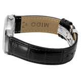 Mido Comander II Automatic Chronometer Silver Dial Black Leather Strap Watch For Men - M021.431.16.031.00 Buy Now By Mido