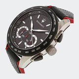 Maserati Traguardo Black Dial Black Leather Strap Watch For Men - R8871612028 Buy Now By Maserati