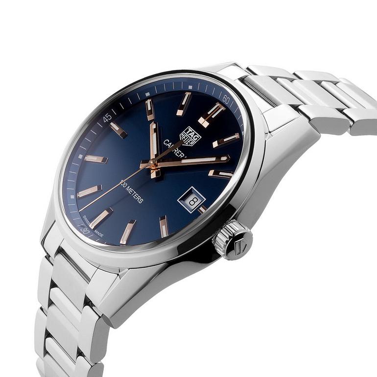 Tag Heuer Carrera Quartz Blue Dial Silver Steel Strap Watch for Women - WAR1112.BA0601 Buy Now By Tag Heuer