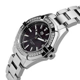 Tag Heuer Aquaracer Quartz Diamonds Black Dial Silver Steel Strap Watch for Women - WAY131P.BA0748 Buy Now By Tag Heuer