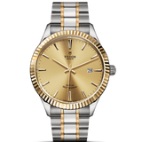 Tudor Style Automatic Gold Dial Two Tone Steel Strap Watch for Men - M12713-0001 Buy Now By Tudor