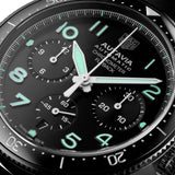 Tag Heuer Autavia Chronometer Flyback Chronograph Black Dial Black Leather Strap Watch for Men - CBE511C.FC8280 Buy Now By Tag Heuer