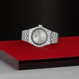 Tudor Royal Day Date Diamonds Automatic Silver Dial Silver Steel Strap Watch for Men - M28600-0002 Buy Now By Tudor