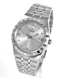 Tudor Royal Day Date Diamonds Automatic Silver Dial Silver Steel Strap Watch for Men - M28600-0002 Buy Now By Tudor