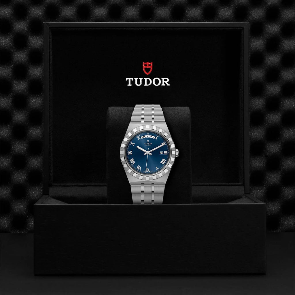 Tudor Royal Automatic Blue Dial Silver Steel Strap Watch for Men - M28600-0005 Buy Now By Tudor
