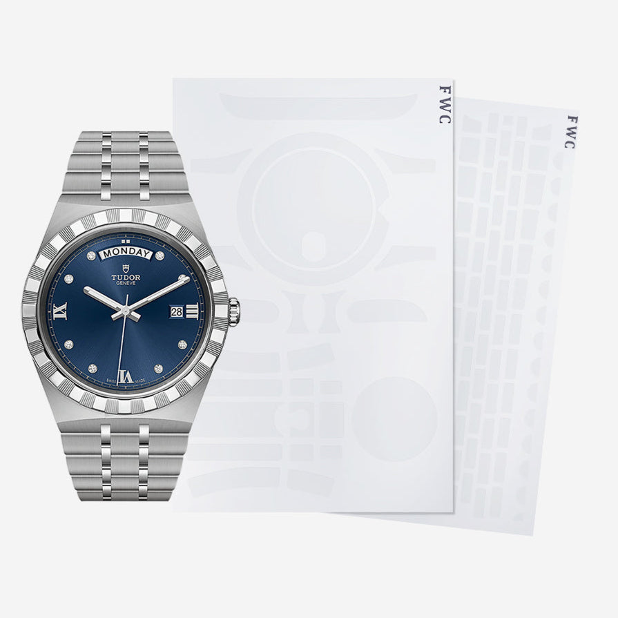 Tudor Royal Automatic Diamonds Blue Dial Silver Steel Strap Watch for Men - M28600-0006 Buy Now By Tudor