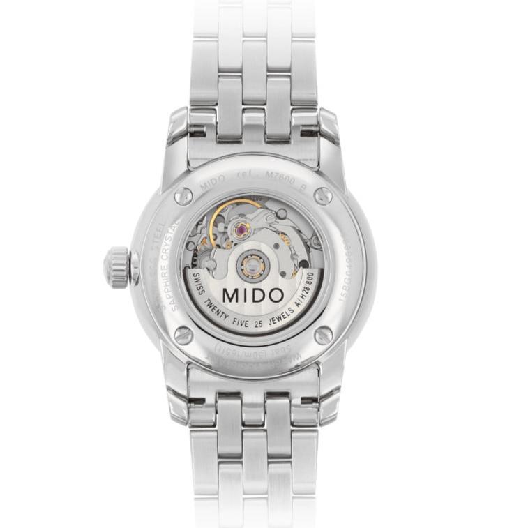 Mido Baroncelli III Automatic Silver Dial Silver Steel Strap Watch For Women - M7600.4.10.1 Buy Now By Mido