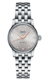 Mido Baroncelli III Automatic Silver Dial Silver Steel Strap Watch For Women - M7600.4.21.1 Buy Now By Mido