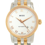 Mido Baroncelli III Automatic White Dial Two Tone Steel Strap Watch For Women - M7600.9.N6.1 Buy Now By Mido