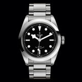 Tudor Black Bay Automatic Black Dial Silver Steel Strap Watch for Men - M79540-0001 Buy Now By Tudor