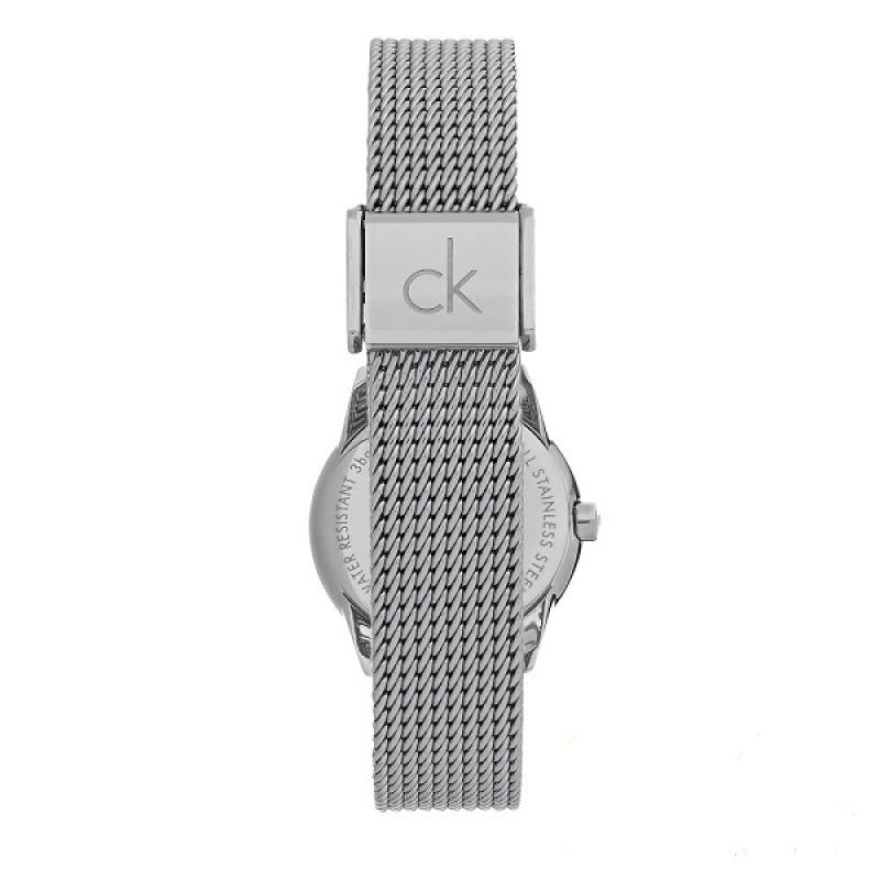 Calvin Klein Minimal Grey Dial Silver Mesh Bracelet Watch for Women - K3M231Y3 Buy Now By Calvin Klein