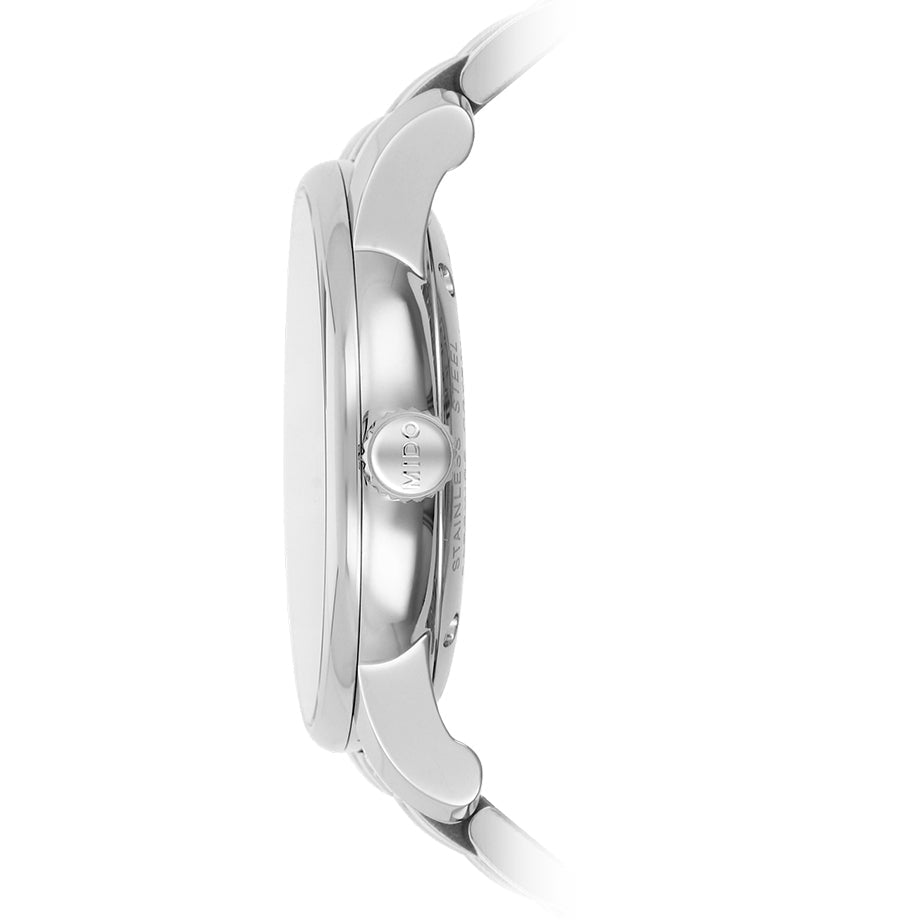 Mido Baroncelli II Automatic Blue Dial Silver Steel Strap Watch For Men - M8600.4.15.1 Buy Now By Mido