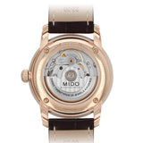Mido Baroncelli III Automatic Grey Dial Black Leather Strap Watch For Men - M8600.3.13.4 Buy Now By Mido