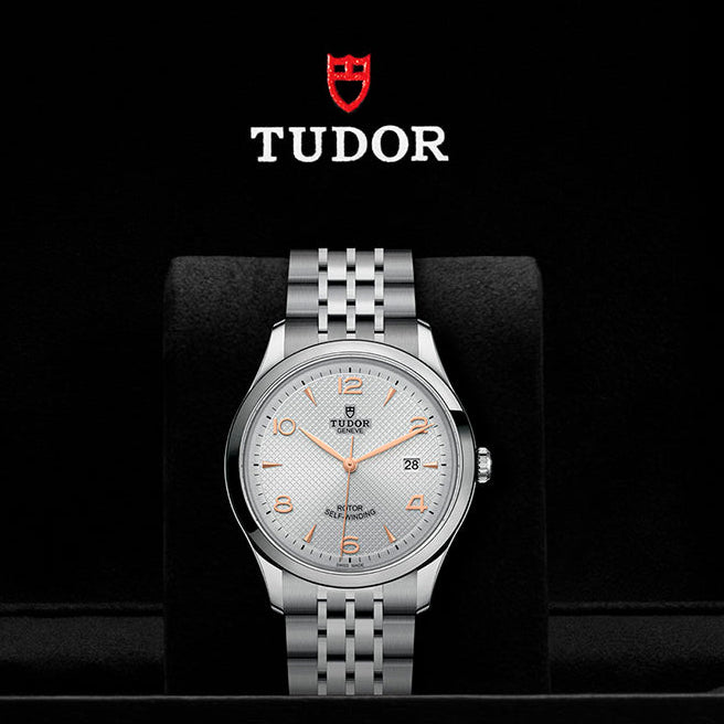 Tudor 1926 Automatic Diamonds Silver Dial Silver Steel Strap Watch for Men - M91650-0003 Buy Now By Tudor