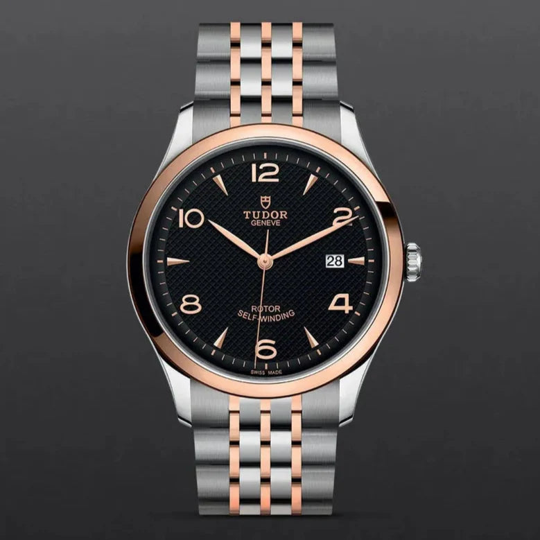 Tudor 1926 Automatic Black Dial Two Tone Steel Strap Watch for Men - M91651-0003 Buy Now By Tudor