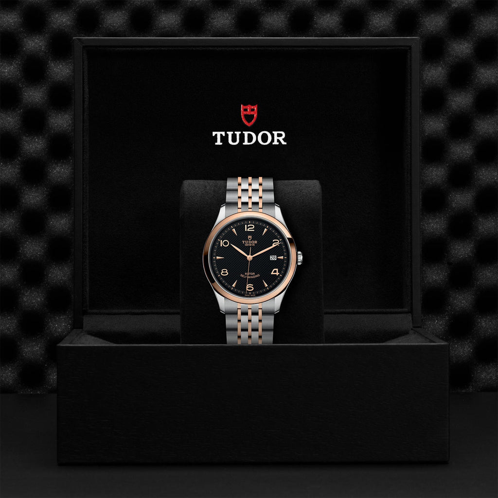 Tudor 1926 Automatic Black Dial Two Tone Steel Strap Watch for Men - M91651-0003 Buy Now By Tudor