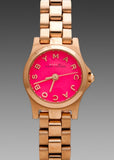 Marc Jacobs Henry Dinky Pink Dial Rose Gold Steel Strap Watch for Women - MBM3203 Buy Now By Marc Jacobs