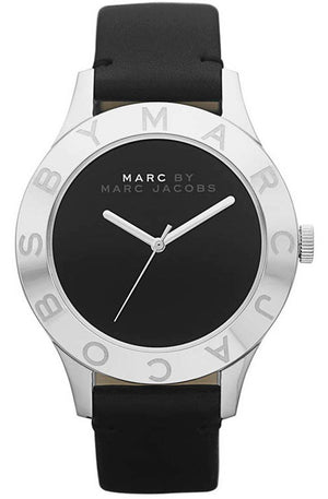 Marc Jacobs Blade Black Dial Black Leather Strap Watch for Women - MBM1205 Buy Now By Marc Jacobs
