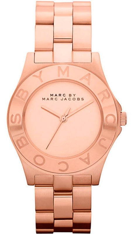 Marc Jacobs Blade Rose Gold Dial Rose Gold Steel Strap Watch for Women - MBM3127 Buy Now By Marc Jacobs