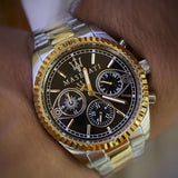 Maserati Competizione Chronograph Black Dial Two Tone Steel Strap Watch For Men - R8853100016 Buy Now By Maserati