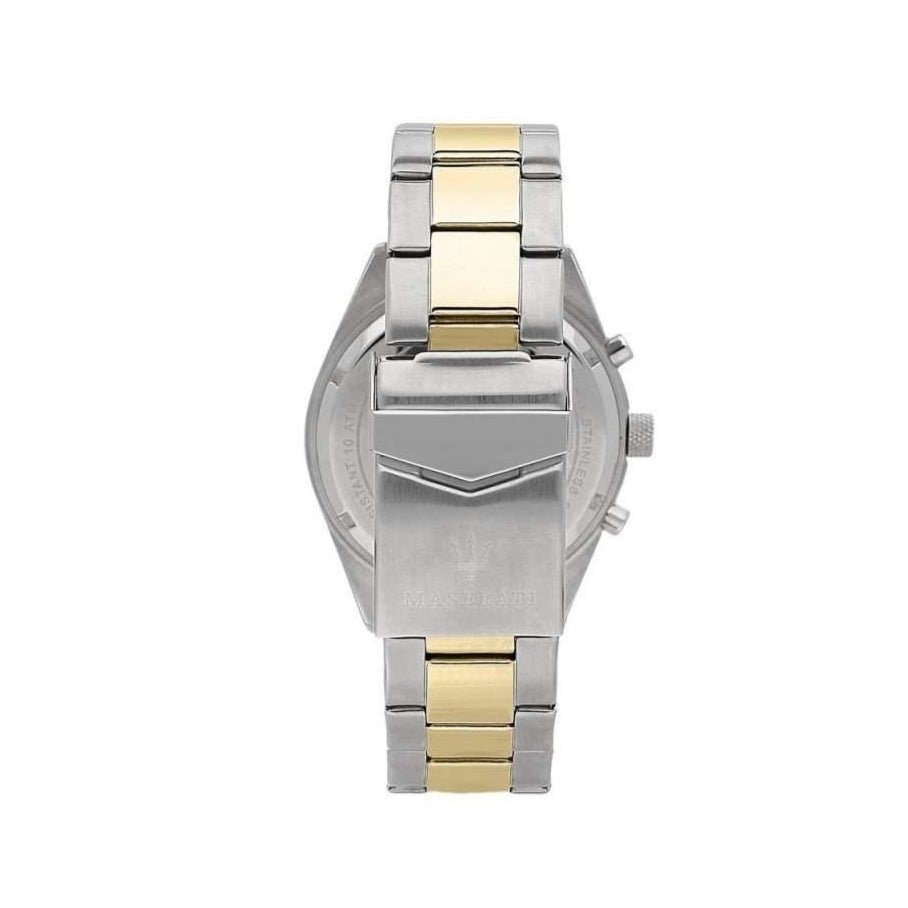 Maserati Competizione Chronograph Black Dial Two Tone Steel Strap Watch For Men - R8853100016 Buy Now By Maserati