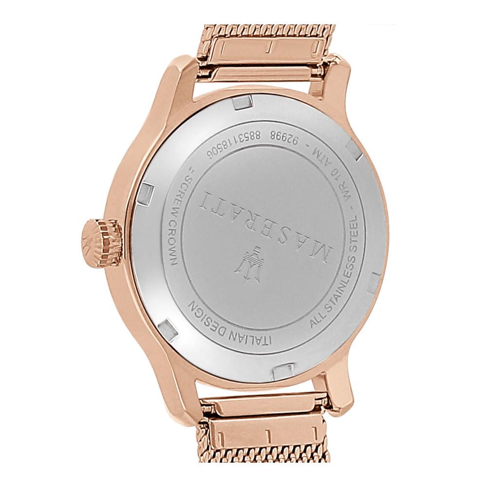 Maserati Epoca Mother of Pearl Dial Rose Gold Mesh Strap Watch For Women - R8853118506 Buy Now By Maserati