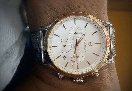 Maserati Epoca White Dial Chronograph Silver Mesh Bracelet Watch For Men - R8873618009 Buy Now By Maserati
