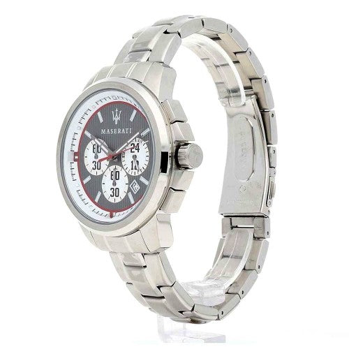 Maserati Royale Chronograph Grey Dial Silver Steel Strap Watch For Men - R8873637003 Buy Now By Maserati