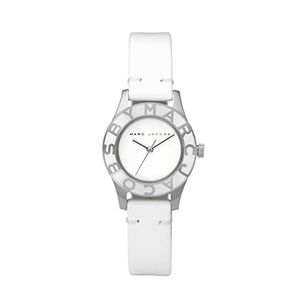 Marc Jacobs Blade White Dial White Leather Strap Watch for Women - MBM1097 Buy Now By Marc Jacobs