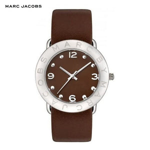 Marc Jacobs Amy Brown Dial Brown Leather Strap Watch for Women - MBM1139 Buy Now By Marc Jacobs