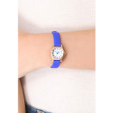 Marc Jacobs Henry White Dial Blue Leather Strap Watch for Women - MBM1238 Buy Now By Marc Jacobs
