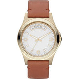 Marc Jacobs Baby Dave White Dial Brown Leather Strap Watch for Women - MBM1261 Buy Now By Marc Jacobs