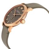 Marc Jacobs Baker Grey Dial Grey Leather Strap Watch for Women - MBM1266 Buy Now By Marc Jacobs